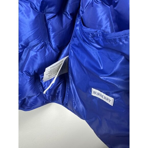 NWT Burberry Kids Quilted Down Vest Hoodie 12 Youth 12Y - Picture 9 of 14